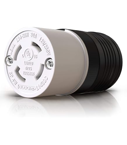 ELEGRP NEMA L6-30P & NEMA L6-30R Locking Plug and Connector Set